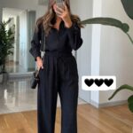 Tress pant shirt set black - Image 2