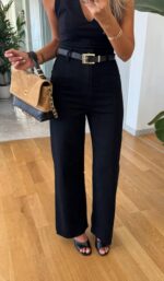 Black Denim with belt