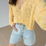 Yellow crochet