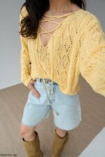 Yellow crochet