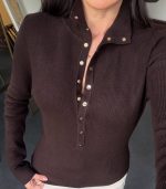 Dark brown dilvin sweater