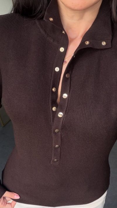 Dark brown dilvin sweater