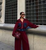 A bold two-tone set with a flattering wide-leg fit - Image 2