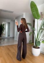 Strass brown jeans - Image 2