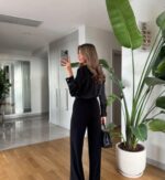 Silk black shirt - Image 2