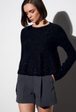 Peplum dilvin black with paillette - Image 2