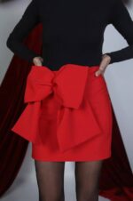 Red bow skirt - Image 2