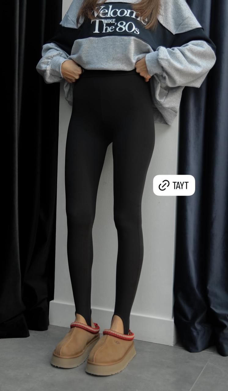 db3f3074-93da-4b26-9a46-d38c76f07e41 Black Cotton Legging - Image 1