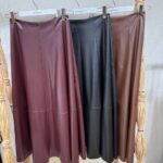 My Bukle Faux Leather Midi Skirt (BLACK Only Available)