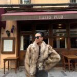Women's Brown Faux Fur Coat