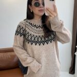 Patterned Knit Sweater