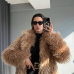 Tan Faux Fur Shaggy Jacket